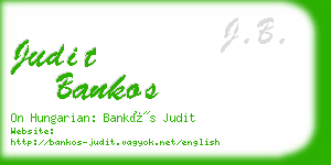 judit bankos business card
